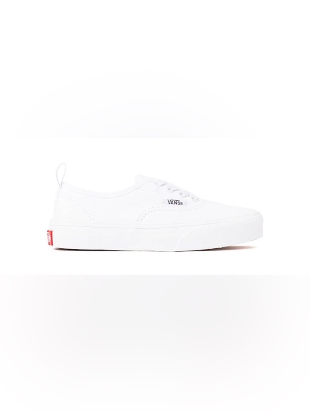 Vans Authentic Toddler Sneaker Size 12.5 | True White Canvas Classic Skate Style
